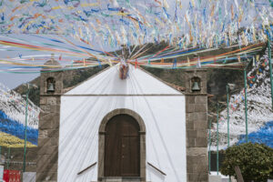 Ermita de San Roque en Garachico engalanada para las Fiestas y Romería de San roque